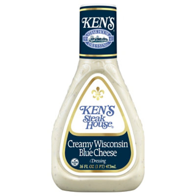 Kens Steak House Creamy Wisconsin Blue Cheese Salad Dressing - 16 FZ - Image 3