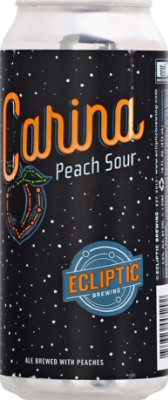 Ecliptic Carina Peach Sour Ale Can - 16 FZ - Image 4