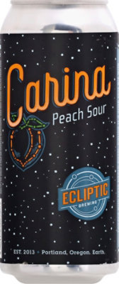 Ecliptic Carina Peach Sour Ale Can - 16 FZ - Image 2