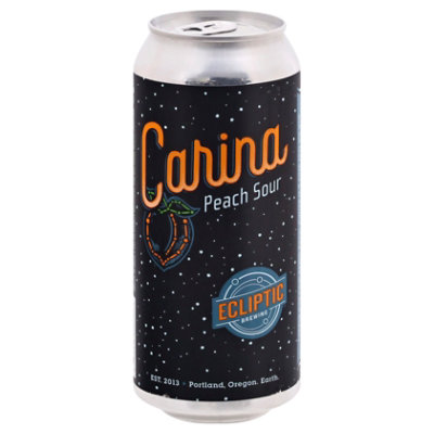 Ecliptic Carina Peach Sour Ale Can - 16 FZ - Image 1