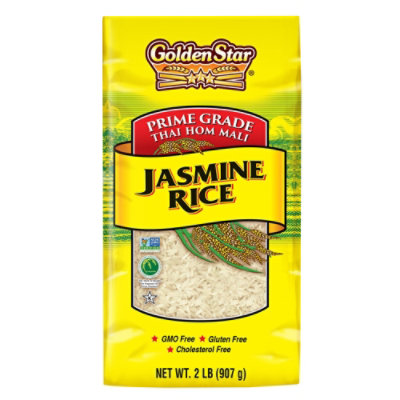 Golden Star Jasmine Rice - 2 LB - Image 1