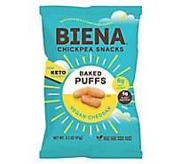 Biena Aged White Cheddar Puffs - 3.2 OZ