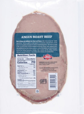 Dietz & Watson Abf Angus Roast Beef Pre-sliced - 6 OZ - Image 6