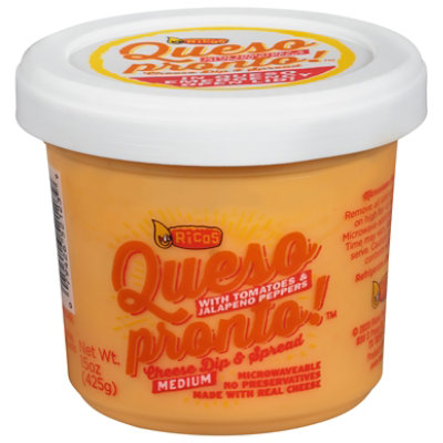 Ricos Queso Pronto Medium Cheese Dip & Spread - 15 Oz - Image 3
