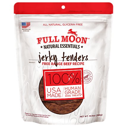 Full Moon Beef Jerky Tenders Dog Treats - 14 OZ
