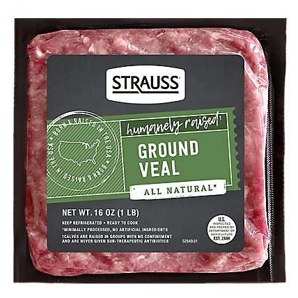 Strauss Ground Veal - LB - Image 1