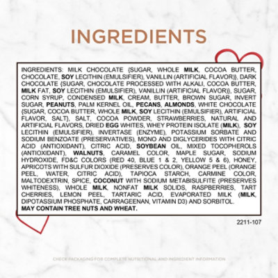 RUSSELL STOVER Valentine's Day Secret Lace Heart Assorted Milk & Dark Chocolate Gift Box - 10 Oz - Image 4