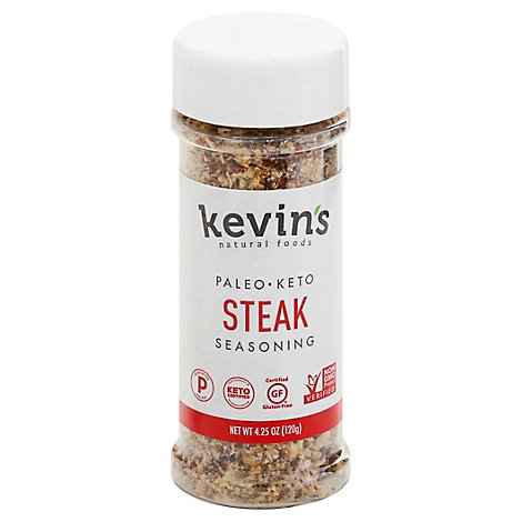 Kevins Natural Foods Steak Seasoning - 4.25 OZ