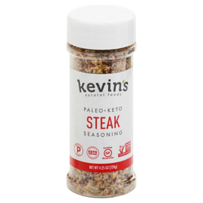 Kevins Natural Foods Steak Seasoning - 4.25 OZ