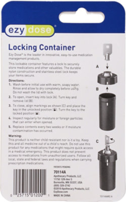 Apothe Nylon Locking Container Small - EA - Image 4