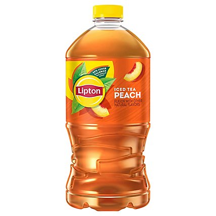 Lipton Iced Tea Peach Sirena Plastic Bottle - 64 FZ - Image 3