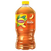 Lipton Iced Tea Peach Sirena Plastic Bottle - 64 FZ - Image 2