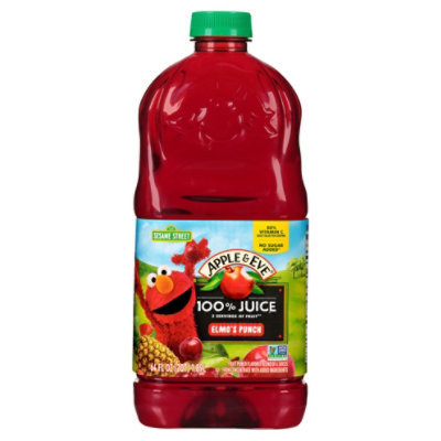 Apple & Eve Sesame Street Elmos Punch Juice Plastic Bottle - 64 FZ - Image 3