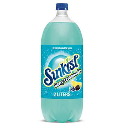 Sunkist Berry Lemonade Soda Bottle - 2 Liter - Image 1