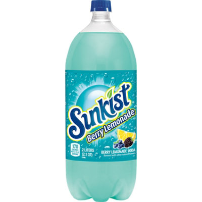 Sunkist Berry Lemonade Soda Bottle - 2 Liter - Image 4