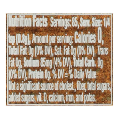 O Organics Green Ancho Chile Seasoning - 2.4 Oz - Image 3