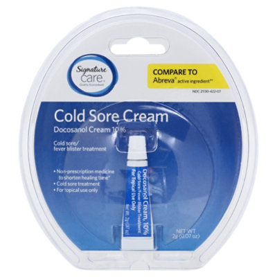 Signature Select/Care Cold Sore Cream 10% Docosanol - .07 Oz. - Image 4