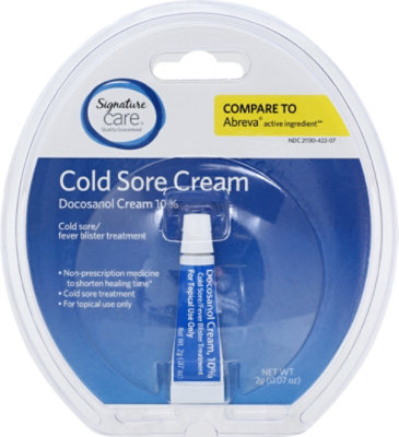 Signature Select/Care Cold Sore Cream 10% Docosanol - .07 Oz. - Image 2