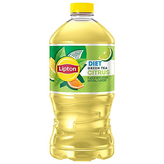 Lipton Diet Iced Tea Green Tea With Citrus 64 Fluid Ounce Sirena Plastic - 64 FZ