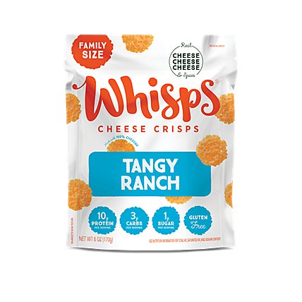 Whisps Tangy Ranch Cheese Crisps Family Size - 6 OZ - Image 1
