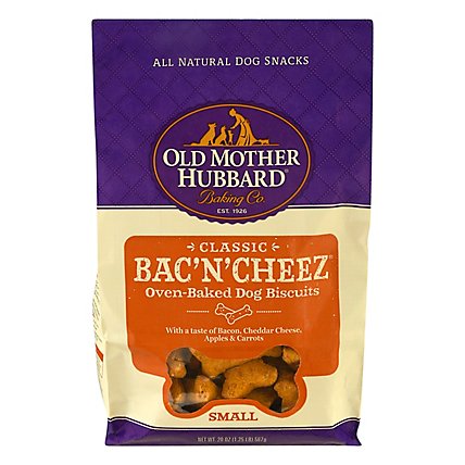 Old Mother Hbrd Dog Treat Bac N Chese Sm - 20 OZ