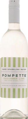 Pompette Hard Sparkling Water Cucumber Lime - 750 Ml - Image 2