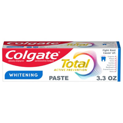 Colgate Total Whitening Toothpaste - 3.3 Oz - Image 1