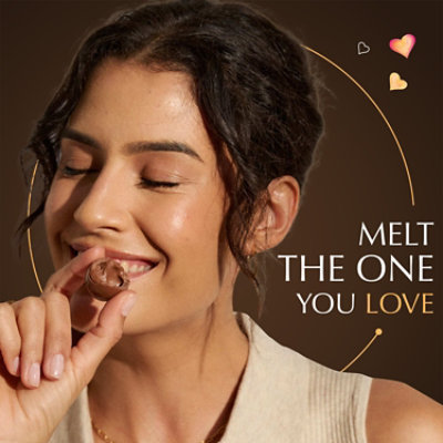 Lindt LINDOR Valentines 70% Dark Chocolate Candy Truffles Bag - 8.5 Oz - Image 3