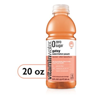 Vitaminwater Zero Sugar Gutsy Bottle, - 20 FZ - Image 2