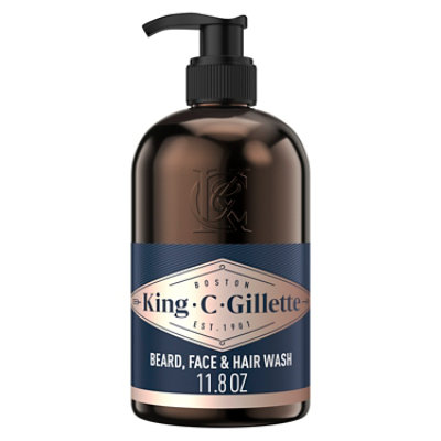 King C. Gillette Beard And Face Wash - 11.8 Fl. Oz.