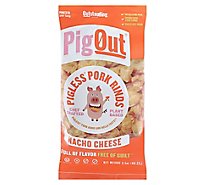 Pig Out Pigless Pork Rinds Nacho Cheese - 3.5 OZ