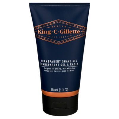 King C. Gillette Shave Gel Transparent - 5 Fl. Oz. - Image 3