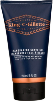 King C. Gillette Shave Gel Transparent - 5 Fl. Oz. - Image 2