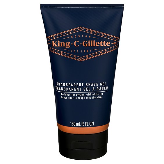 King C. Gillette Shave Gel Transparent - 5 Fl. Oz.
