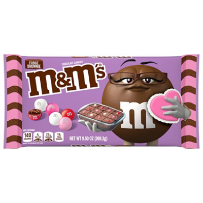 M&Ms Chocolate Candy Fudge Brownie Valentine - 9.5 Oz - Image 3