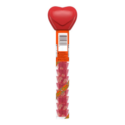 Reeses Miniatures Milk Chocolate Peanut Butter Valentines Day Candy Plastic Cane - 2.17 Oz - Image 2