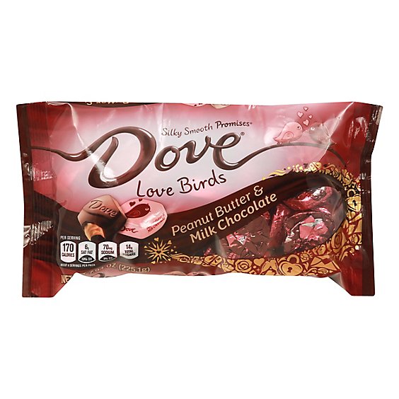Dove Promises Chocolate Candy Peanut Butter & Milk Chocolate Valentines Day - 7.94 Oz