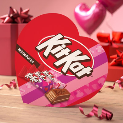 Kit Kat Miniatures Milk Chocolate Wafer Valentines Day Candy Gift Box - 6.4 Oz - Image 4