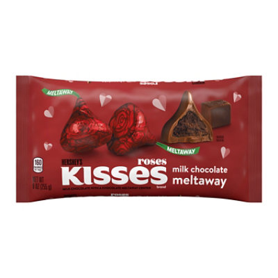 Hersheys Kisses Milk Chocolate Meltaway Valentines Day Candy Bag - 9 Oz - Image 1