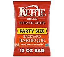 Kettle Brand Backyard Barbeque Kettle Chips Party Size - 13 Oz