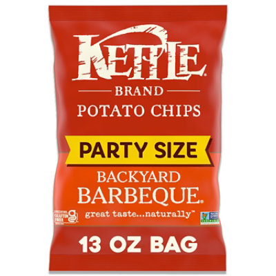 Kettle Brand Backyard Barbeque Kettle Chips Party Size - 13 Oz