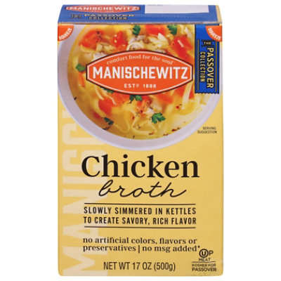 Manischewitz Chicken Broth Asceptic - 17 FZ