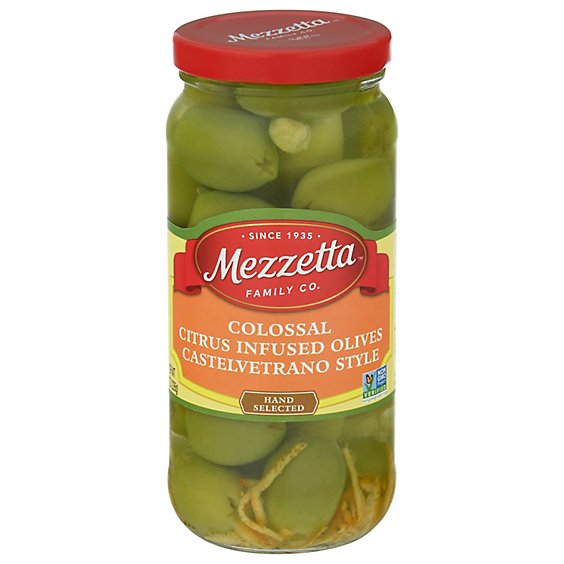 Col Castelvetrano Style Citrus-infused Olives - 8 OZ