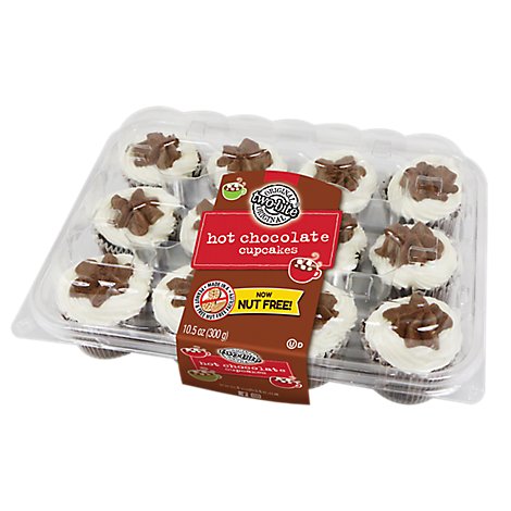 Two Bite Hot Chocolate Cupcakes 12 Count - 10.5 OZ