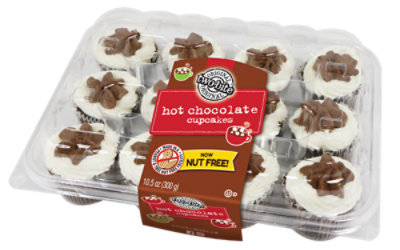 Two Bite Hot Chocolate Cupcakes 12 Count - 10.5 OZ