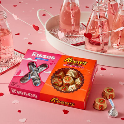 Hersheys And Reeses Assorted Milk Chocolate Valentines Day Candy Gift Box - 6 Oz - Image 4