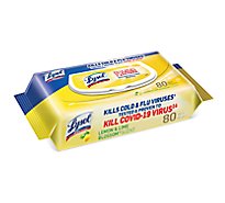Lysol Lemon And Lime Blossom Wipes - 80 Count