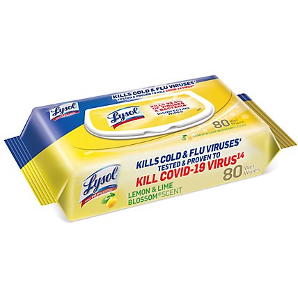 Lysol Lemon And Lime Blossom  Wipes -  320 Count - Image 1