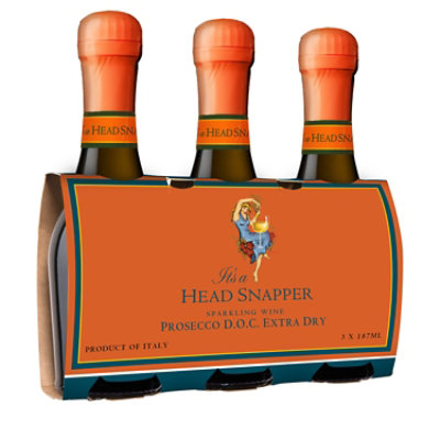 Head Snapper Prosecco Btl Wine - 3-187 ML - Image 1