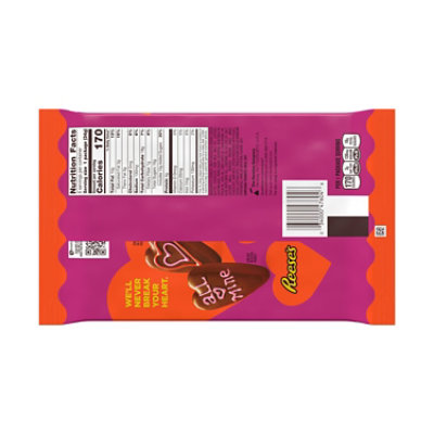 Reeses Milk Chocolate Peanut Butter Valentines Day Candy Packs 6 Count - 1.2 Oz - Image 2